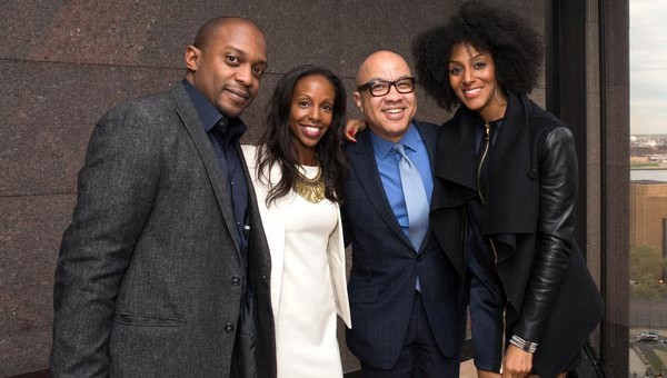 Hank Willis Thomas, Sarah Lewis, Darren Walker, and Sarah Jones at the launch of Vision & Justice, Ford Foundation, May 10, 2016