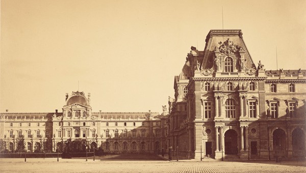 Gustave Le Gray, Mollien Pavilion, the Louvre, 1859. Courtesy The J. Paul Getty Museum, Los Angeles