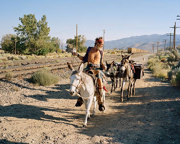 Justine Kurland, Cuervo Astride Marna Burro, Now Dead, 2007 Courtesy the artist and Mitchell-Innes & Nash, New York