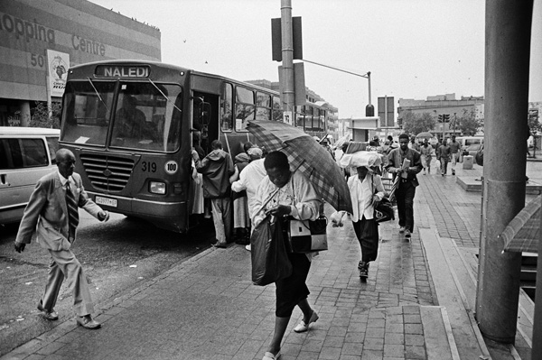 Andrew Tshabangu, Naledi-Bree Street Bus, from the series City in Transition, 2004 Courtesy the artist and Gallery MOMO