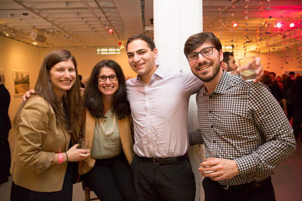 Liz Grover, Lori Grover, Josh Rosen, and Harrison Grover. Photo by Max Mikulecky