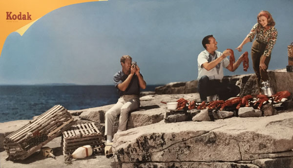 Lobsters bake, Acadia National Park, Maine,1963