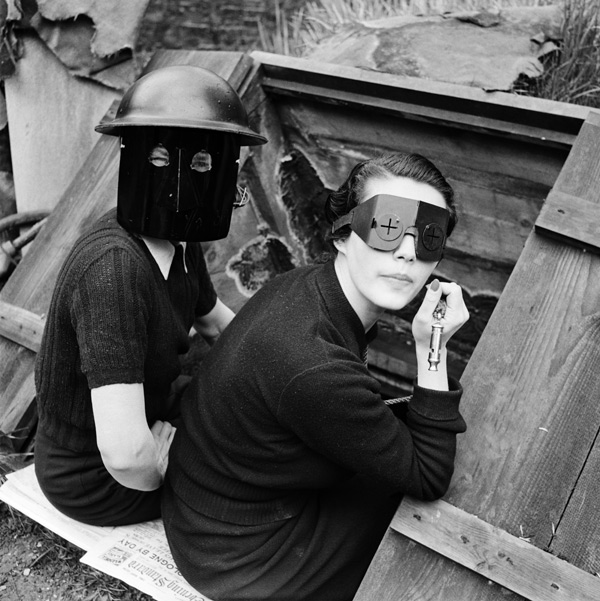 Lee Miller, Fire Masks, Downshire Hill, London, England, 1941 © Lee Miller Archives, England 2015