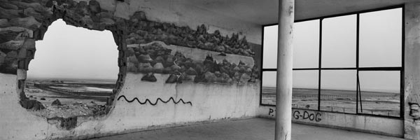 Josef Koudelka, A crusader map mural, Kalya Junction, Near the Dead Sea, 2009 © Josef Koudelka/Magnum Photos