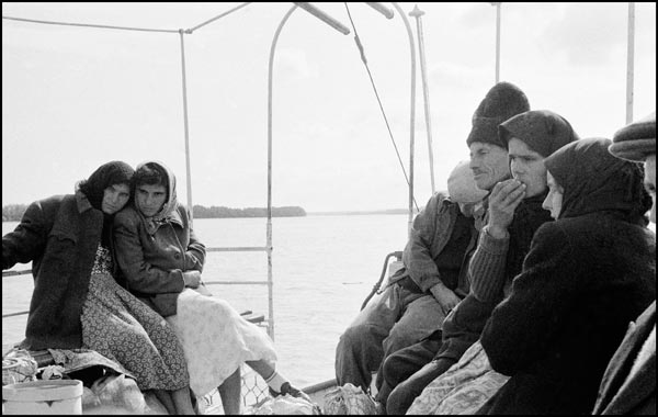 Inge Morath, On board a boat in the Danube, between Galatzi and Tulcea, Romania, 1958 © The Inge Morath Foundation. Courtesy Magnum Photos