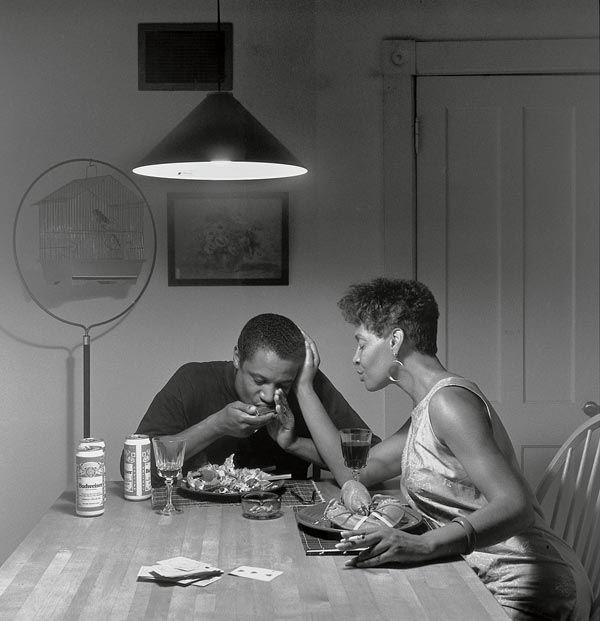 Carrie Mae Weems, Untitled (Eating lobster), 1990 © the artist and courtesy Jack Shainman Gallery, New York