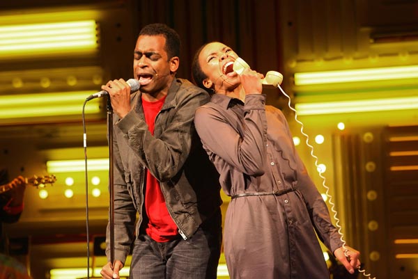 Daniel Breaker and Eisa Davis in Passing Strange, 2007. Photograph by Sara Krulwich