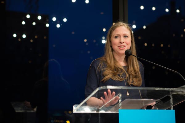 Chelsea Clinton at the launch of Vision & Justice, Ford Foundation, May 10, 2016