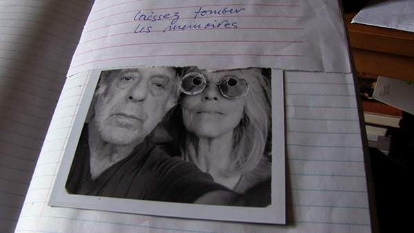 Frank’s photo of himself and wife June Leaf, as seen in Don't Blink – Robert Frank, directed by Laura Israel. Courtesy Grasshopper Film