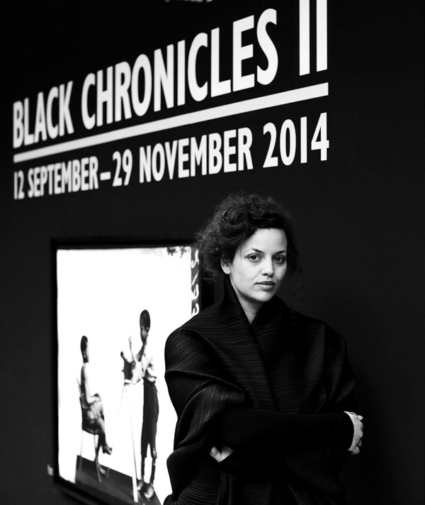 Renée Mussai, Curator and Head of Archive, Autograph ABP, Black Chronicles II in 2014, Autograph ABP, Rivington Place, London. Photo: ©Zoë Maxwell. Courtesy of Autograph ABP