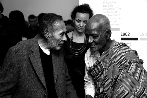 Professor Stuart Hall, James Barnor and Renée Mussai, Rivington Place, London 2010. Photo: ©Zoë Maxwell. Courtesy of Autograph ABP