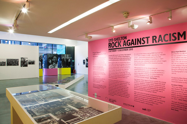  Rock Against Racism installation view, Autograph ABP, Rivington Place, London 2015. Photo: ©Zoë Maxwell. Courtesy of Autograph ABP