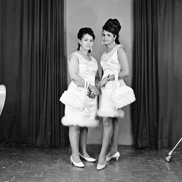 S. J. Moodley, [Two women wearing party dresses], ca. 1978 Courtesy The Walther Collection