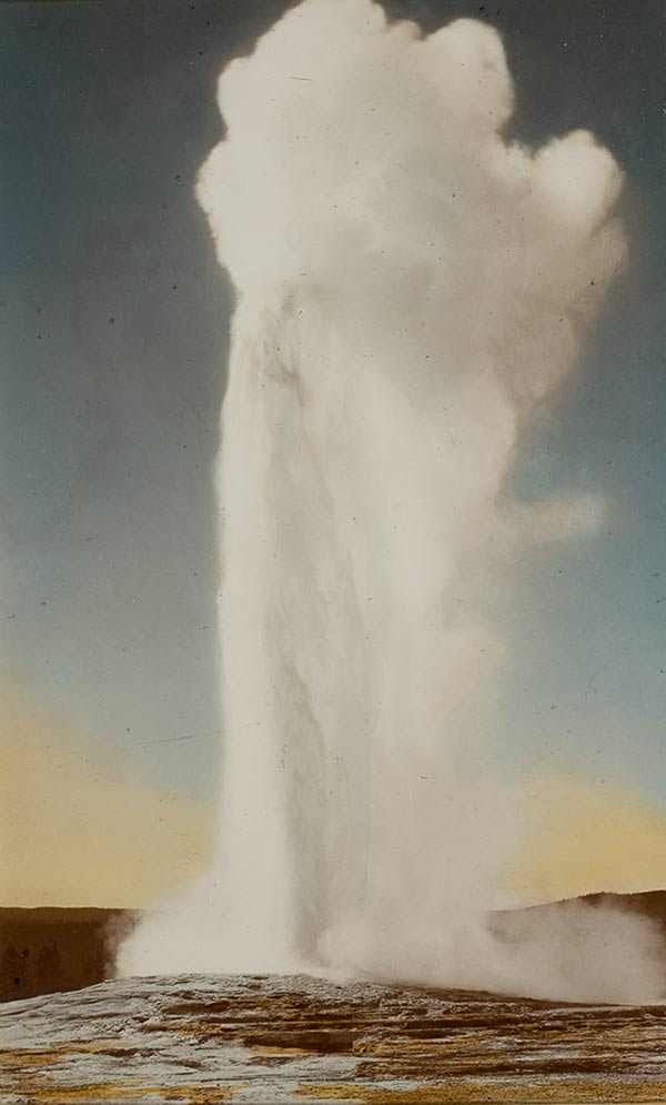 Frank Jay Haynes, Old Faithful Geyser, ca. 1900. Courtesy the George Eastman Museum