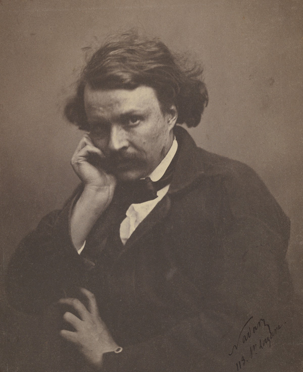 Nadar (Gaspard Félix Tournachon), Self-Portrait, ca. 1855. Salted paper print. Courtesy The J. Paul Getty Museum, Los Angeles