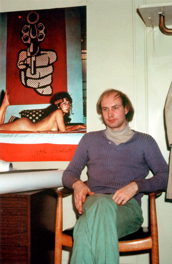 Douglas Crimp in his office at the Solomon R. Guggenheim Museum, New York, c. 1970. Photographer unknownCourtesy Douglas Crimp