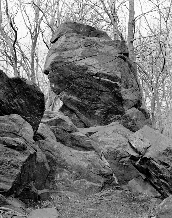 Mitch Epstein, Indian Prayer Rock, Pelham Bay Park, Bronx, 2015Courtesy the artist and Yancey Richardson Gallery