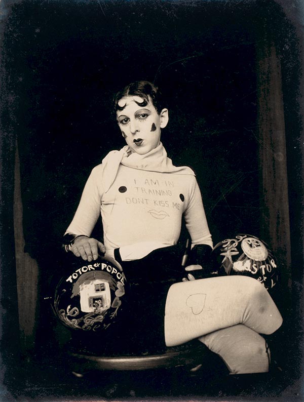 Claude Cahun, I am in training don't kiss me, c. 1927Courtesy Jersey Heritage Collections © Jersey Heritage