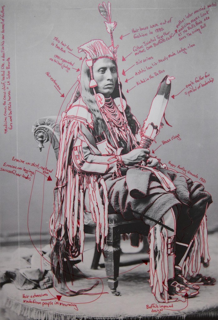 Wendy Red Star, Peelatchiwaaxpáash/Medicine Crow (Raven), 2014