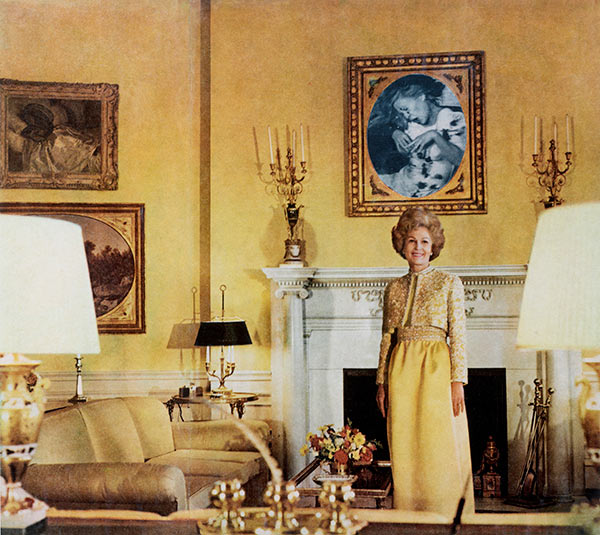 Martha Rosler, First Lady (Pat Nixon), from the series House Beautiful: Bringing the War Home, ca. 1967–72© Martha Rosler, courtesy of the artist and Mitchell-Innes & Nash, NY