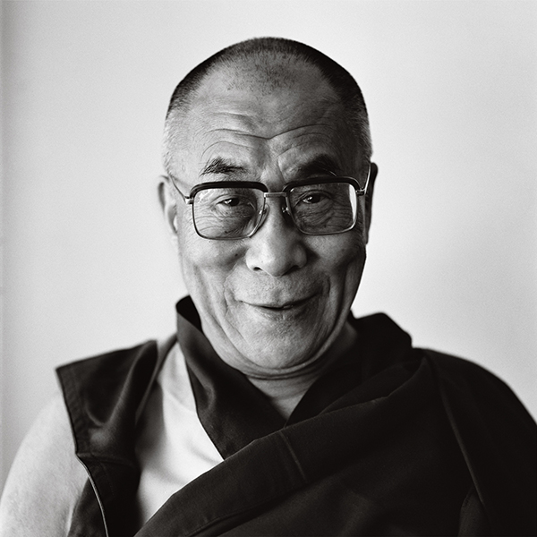 Brigitte Lacombe, His Holiness the 14th Dalai Lama, Dharamsala, India, 2003 Courtesy the artist 