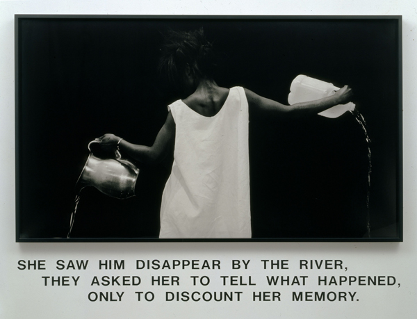 Lorna Simpson Waterbearer, 1986 © and courtesy the artist