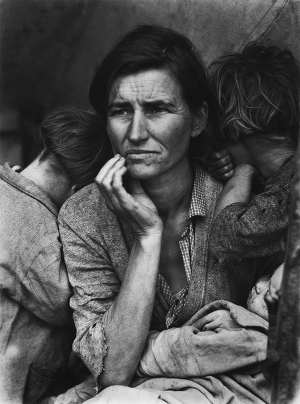 Dorothea Lange, Migrant Mother, Nipomo, 1936 © The Oakland Museum of California 