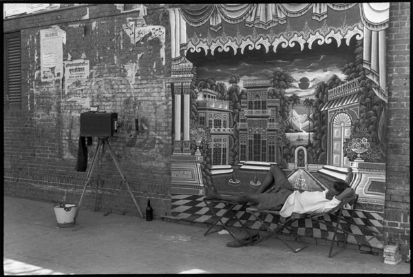 Henri Cartier-Bresson, Street photographer in the old city, Delhi, India, 1966 © the artist / Magnum Photos 