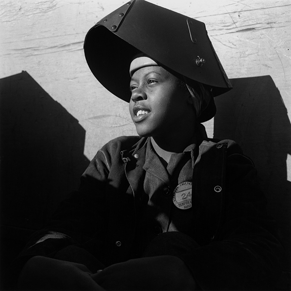 Dorothea Lange, Shipyard Worker, Richmond California, circa 1943© The Oakland Museum of California