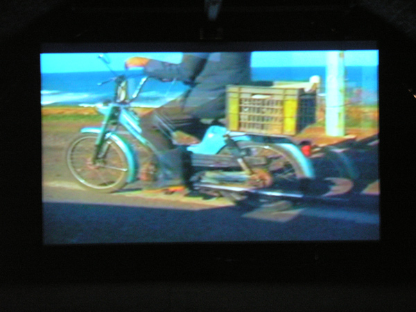 Zineb Sedira, And the road goes on…, 2005. Video projection, 8 minutes, 8 seconds, color, sound© the artist / DACS, London and courtesy kamel mennour, Paris/London 