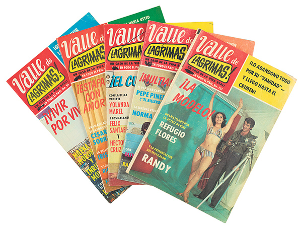 Valle de Lagrimas, No. 121, 269, 95, 147 y 94, Publicaciones Llergo México, 1977–1980