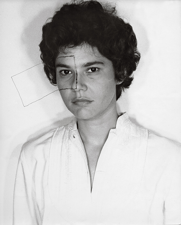 Liliana Porter, Untitled (Self-Portrait with Square), 1973/2012 © and courtesy the artist 