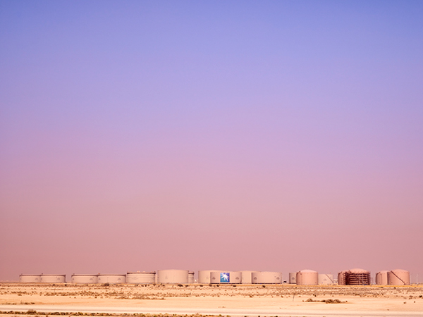 Ayesha Malik, Tank farm, Saudi Arabia, December 24, 2012 © the artist 