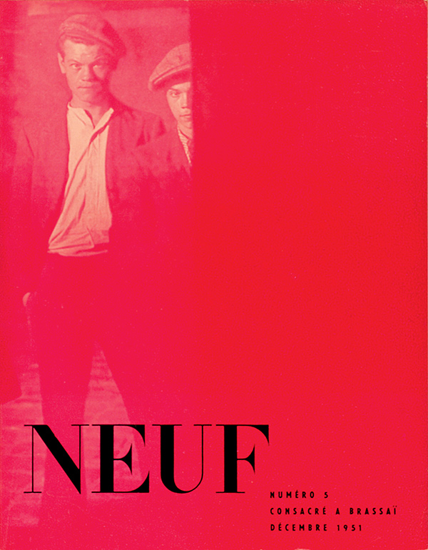 Cover of Neuf, no. 5, December 1951 Courtesy Delpire Éditeur 