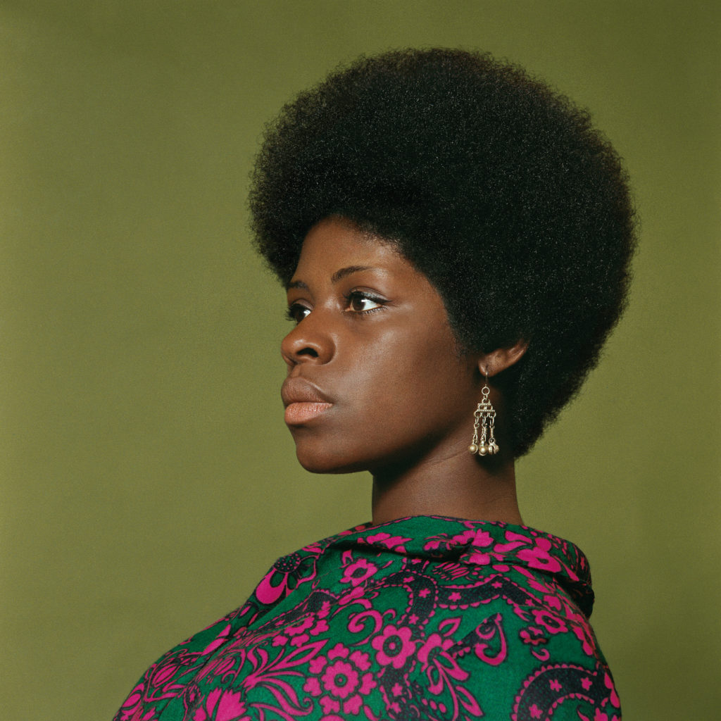 Kwame Brathwaite, Sikolo Brathwaite, African Jazz-Art Society &amp; Studios (AJASS), Harlem, ca. 1968; from Kwame Brathwaite: Black Is Beautiful (Aperture, 2019)