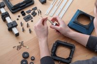 Drew Nikonowicz building a camera