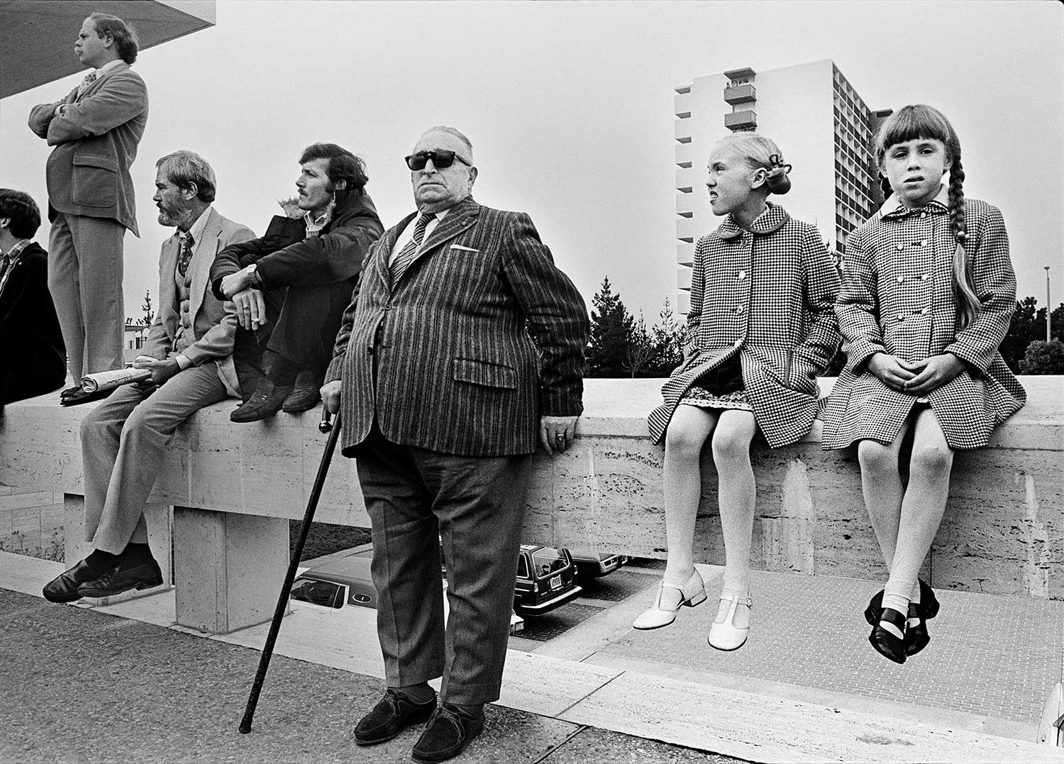 Michael Jang, Onlookers at the George Moscone Funeral, 1978