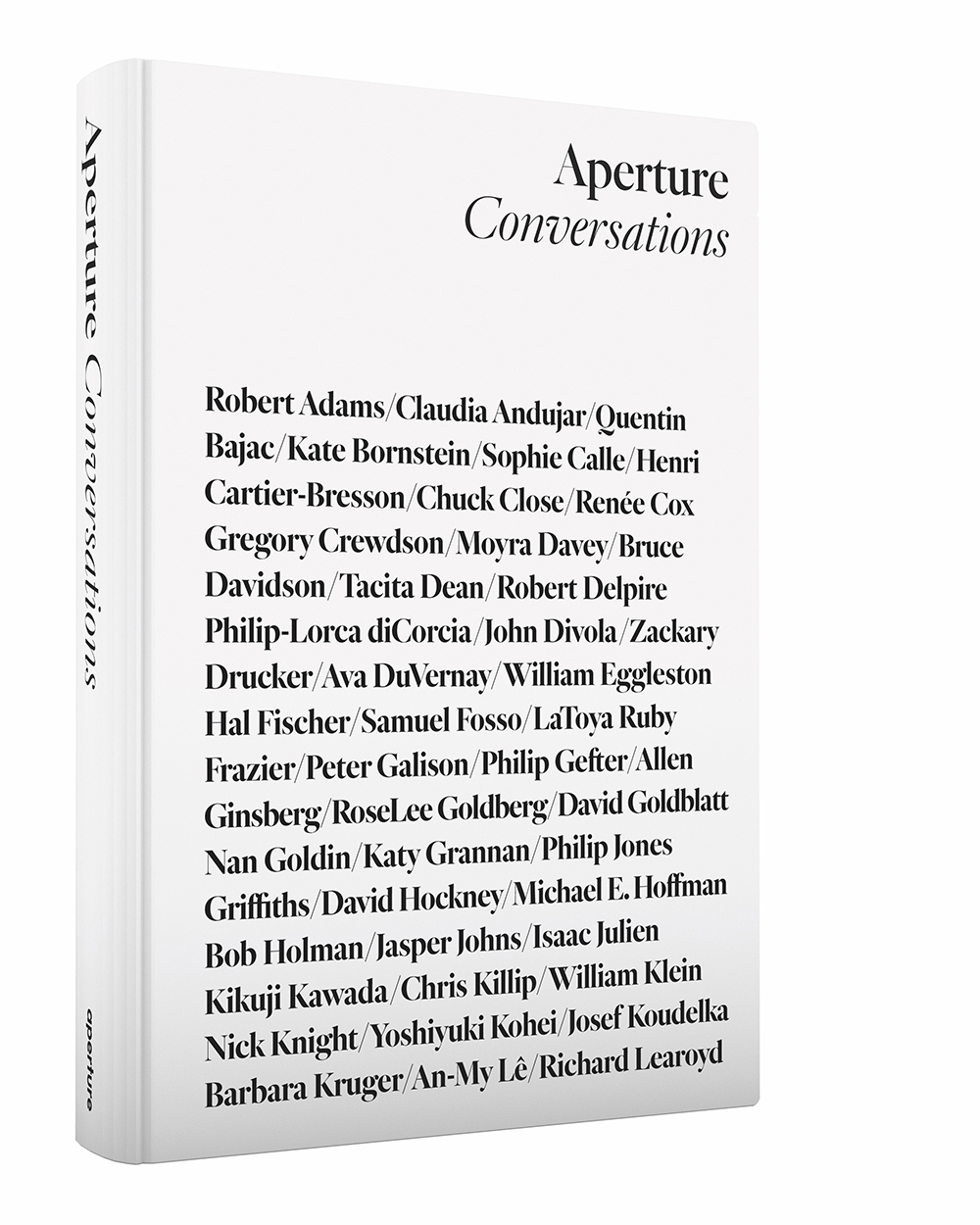 cover, Aperture Conversations