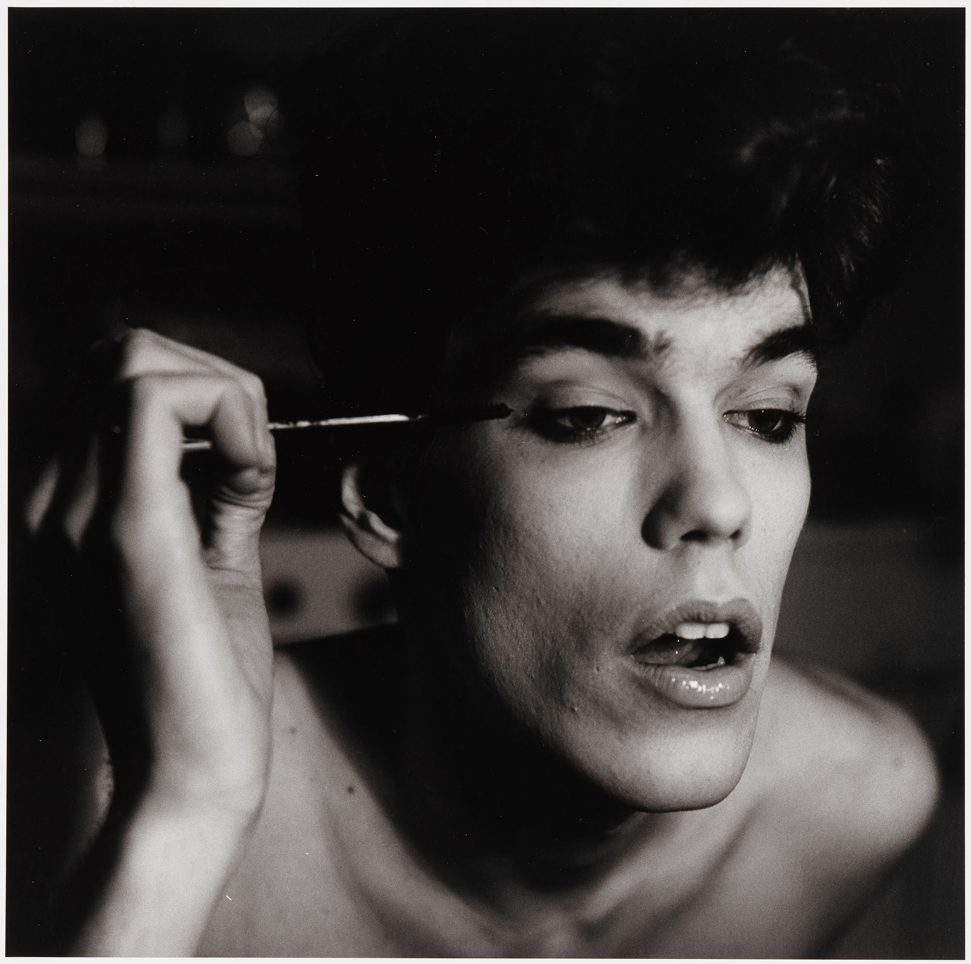 Peter Hujar, David Brintzenhofe Applying Makeup (II), 1982