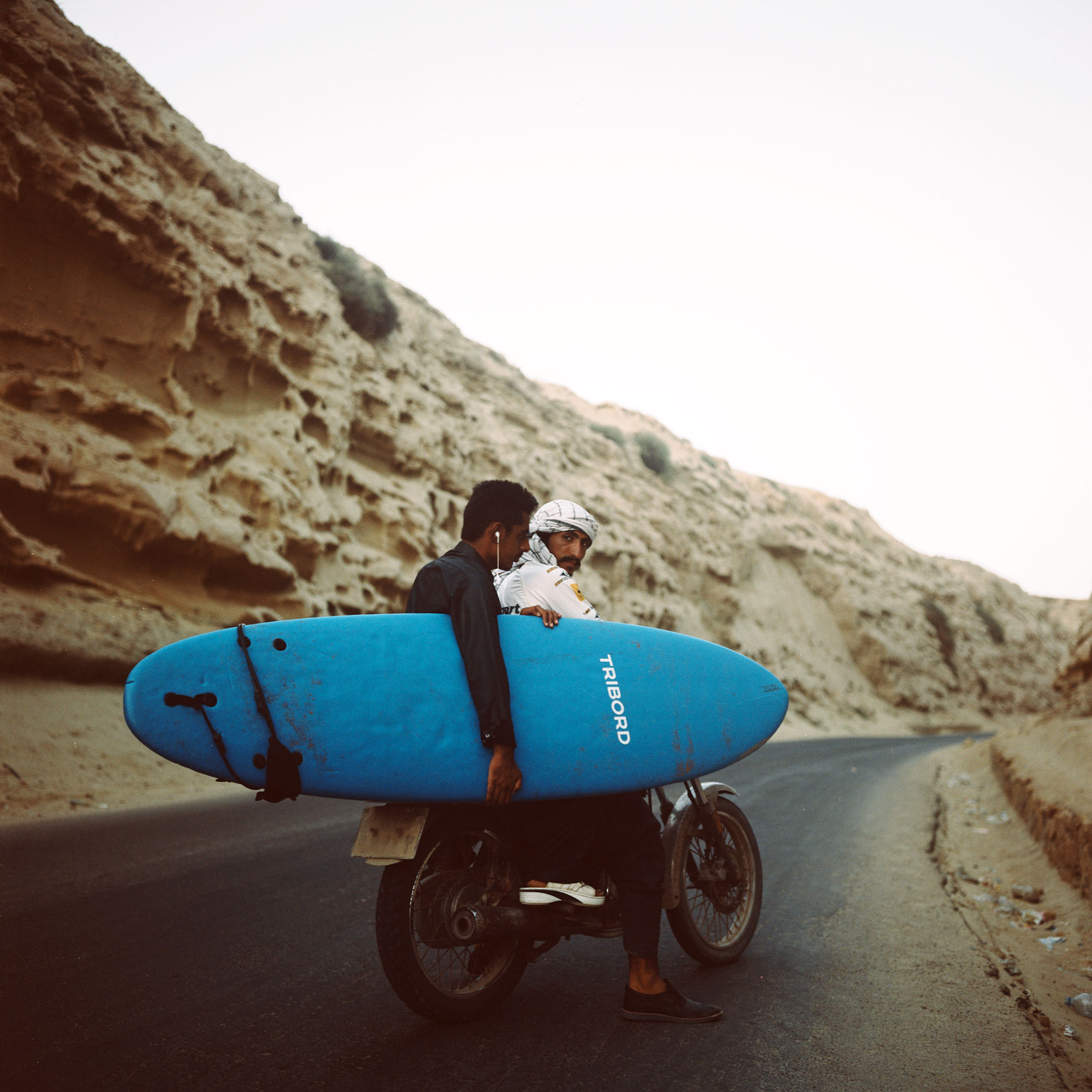 Giulia Frigieri, Shams driving a motorbike to Ramin, 2017