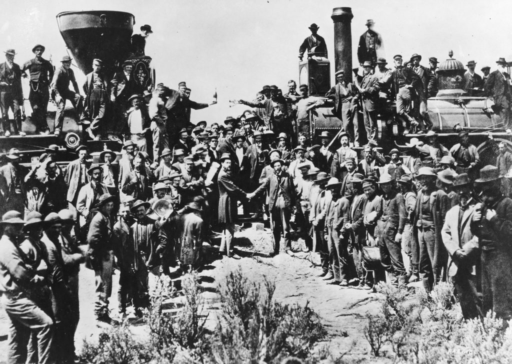 Golden Spike Ceremony, 1869