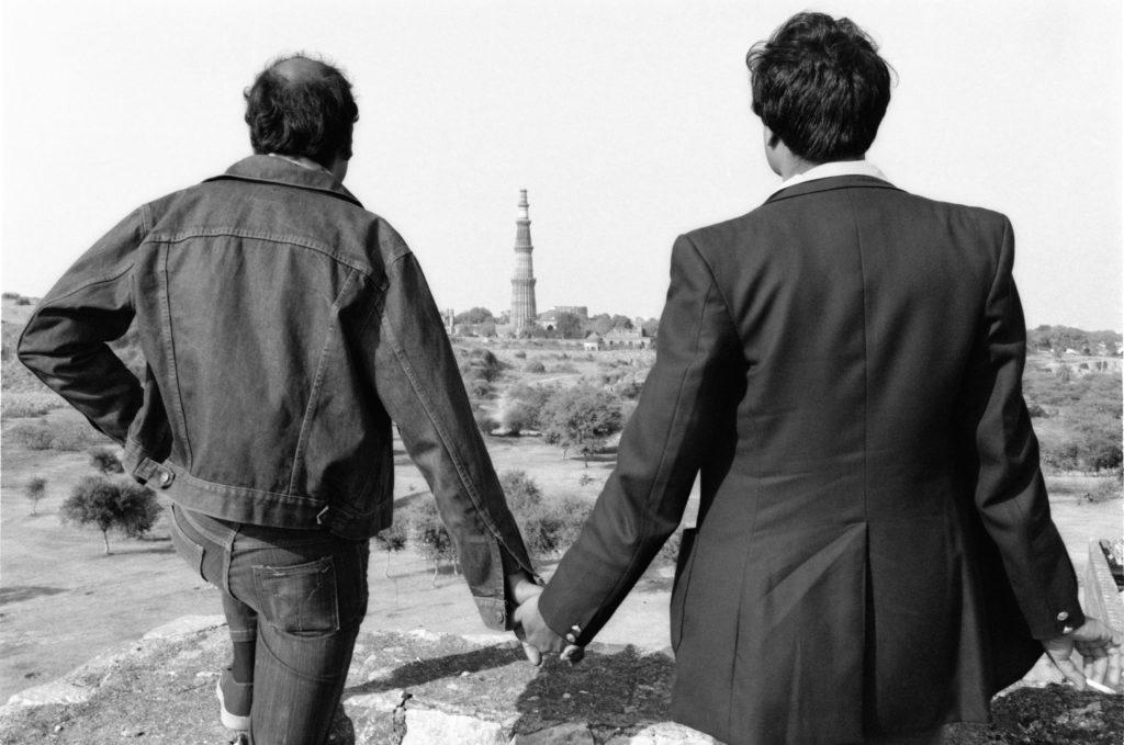 Sunil Gupta, Towards an Indian Gay Image, Qutb Minar 2, 1983