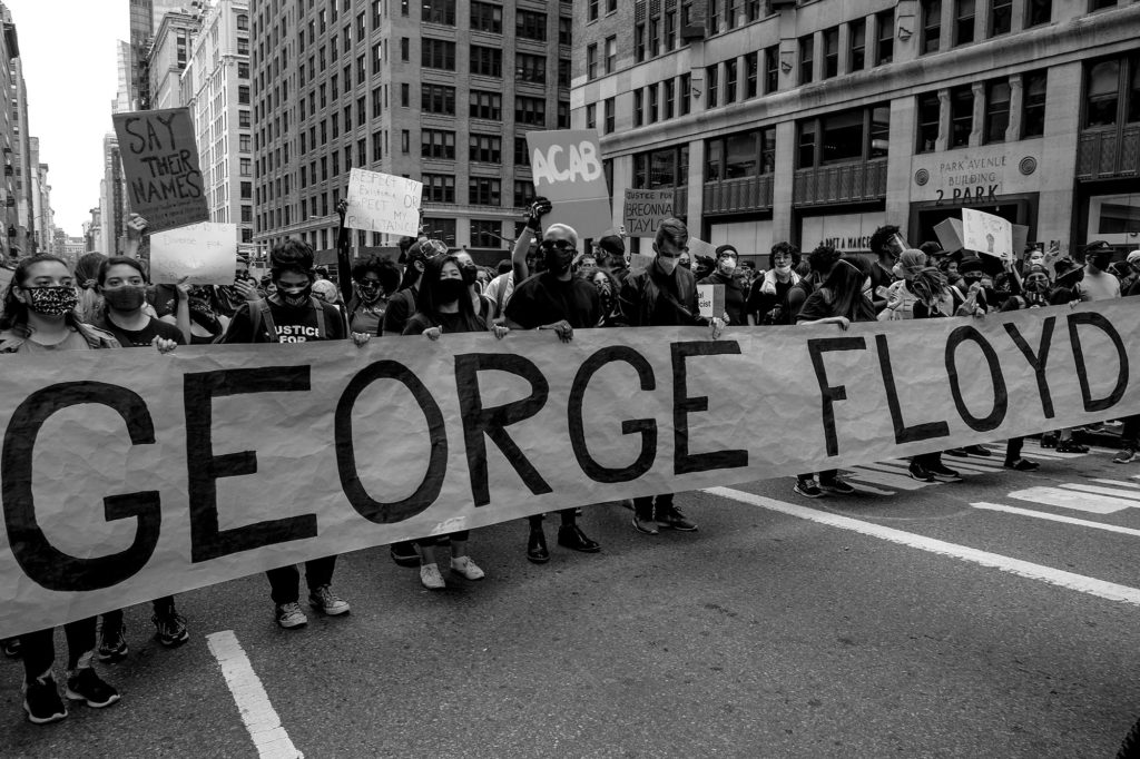 Fanta Diop, Protestors peacefully march from Union Square to 86th Street in New York City, 2020