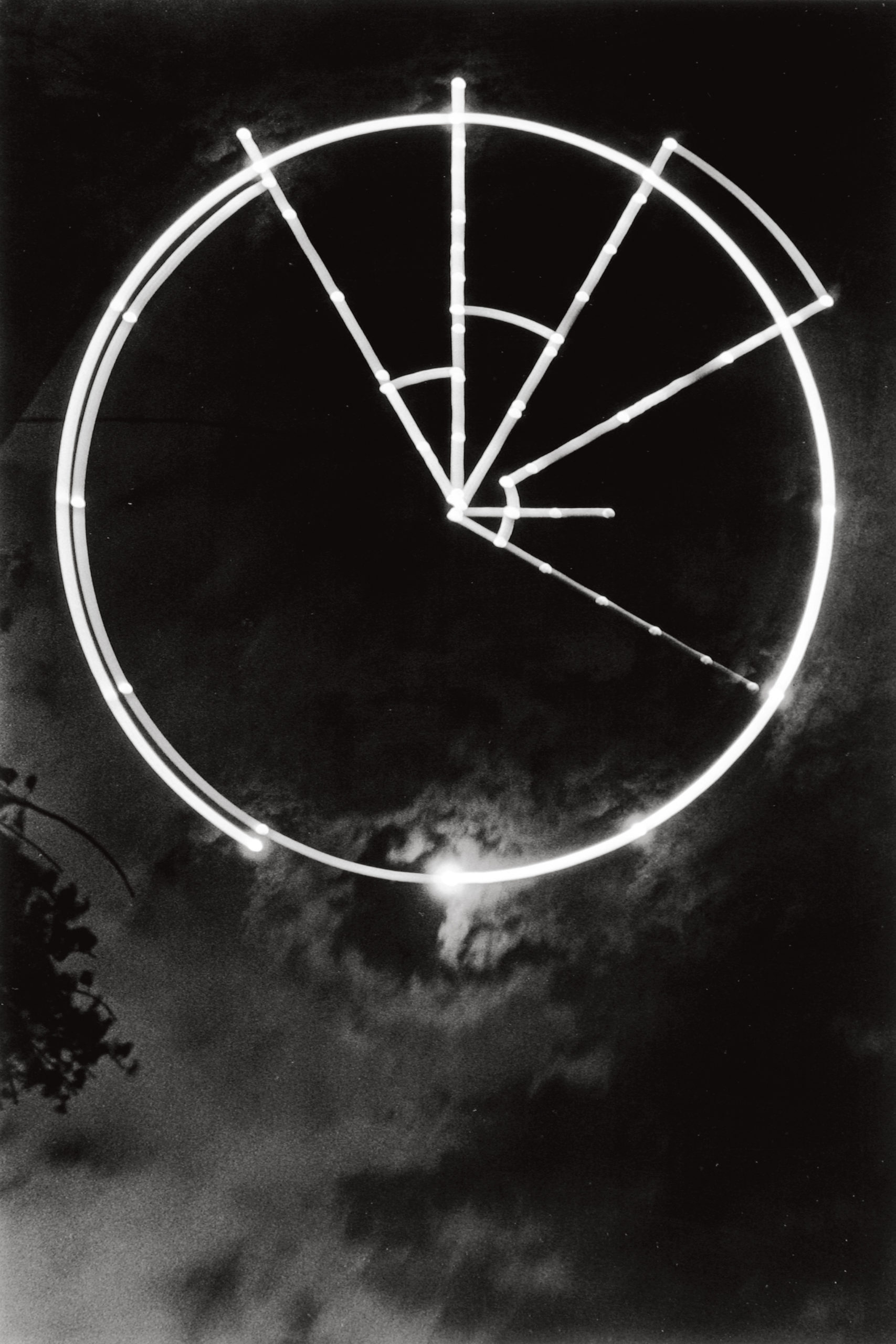 Kikuji Kawada, <em>Artificial Moon Trail, Tokyo</em>, 1989, from the series <em>Last Cosmology</em>“>
		</div>
<div class=