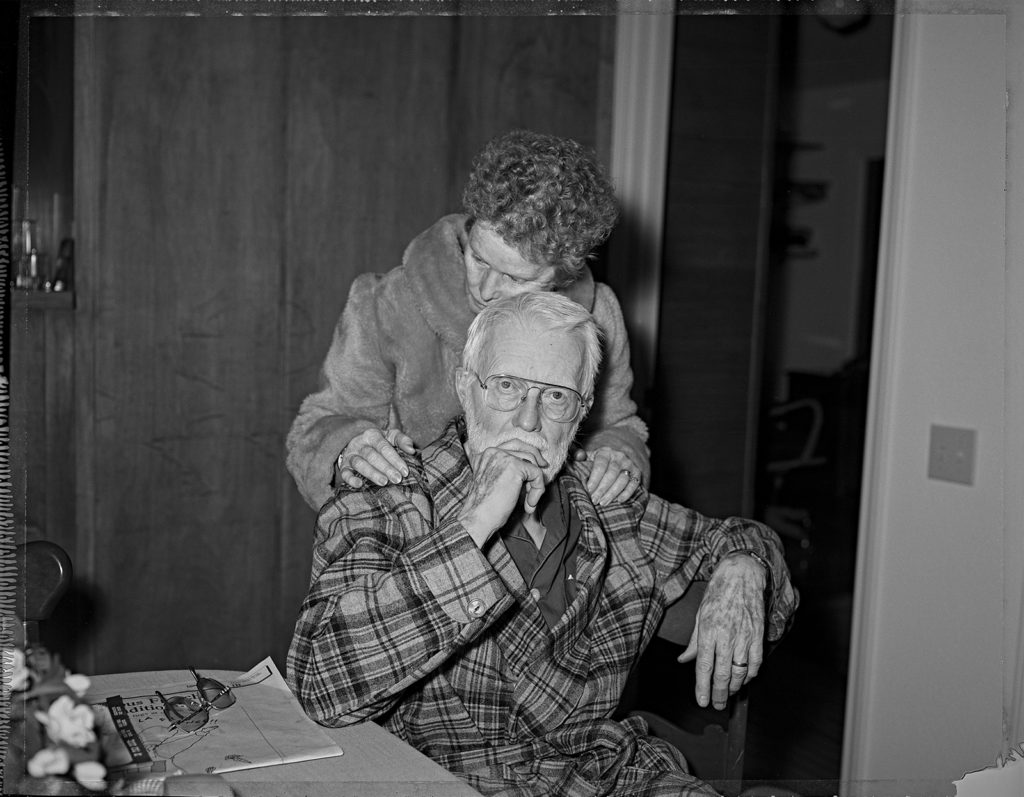 Judith Black, Dad and Gaye, Chico, California, January 15, 1992