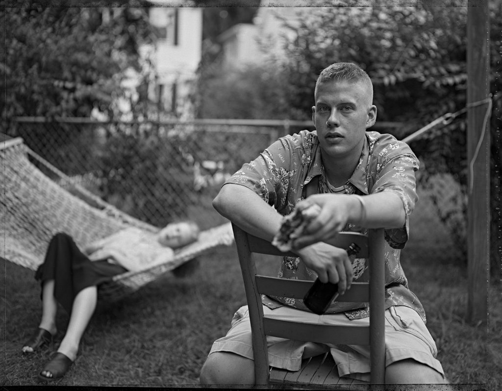 Judith Black, Dylan and Laura, His 22nd Birthday, Cambridge, Massachusetts, Aug 23, 1996