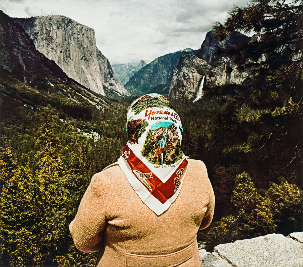 Roger Minick, Woman with Scarf at Inspiration Point, Yosemite National Park, CA, 1980