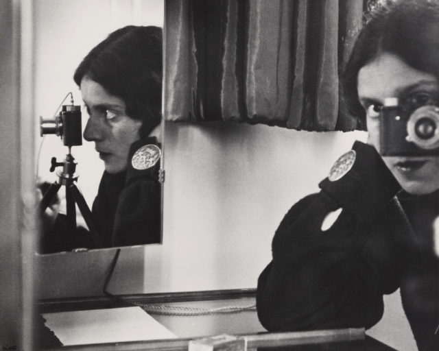 Ilse Bing, Self-Portrait with Leica, 1931