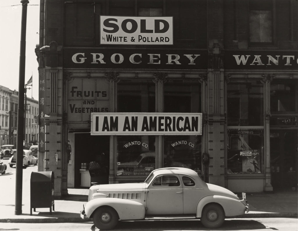 Dorothea Lange, Japanese-American owned grocery store, Oakland, California, March 1942