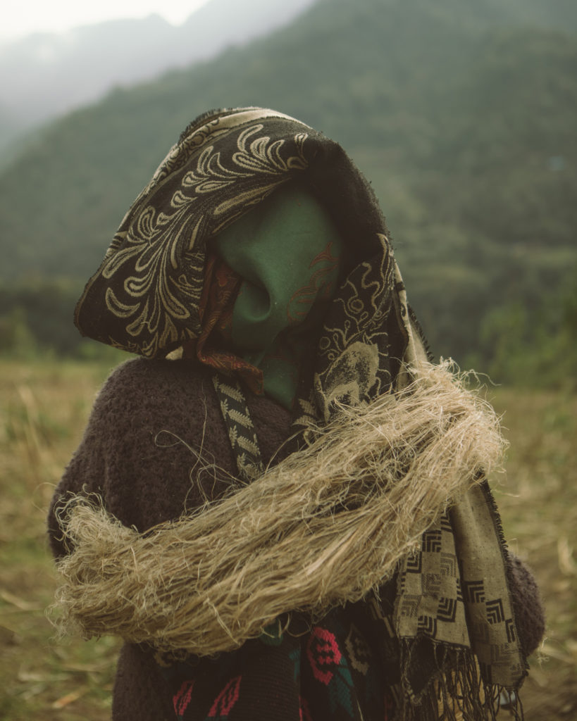 Portrait of hemp weaver